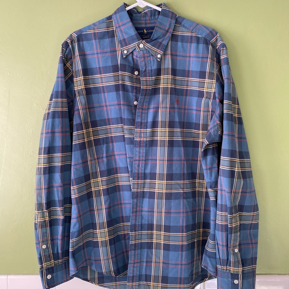 Ralph Lauren Custon Fit casual button up